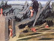 Giovanni di Paolo Johannes Doparen drar sig tillbaka till oknen Spain oil painting artist